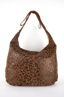 Kaelis Shoulder Bag - Brown Leopard Pattern