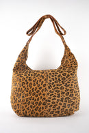 Bolso De Hombro Kaelis - Estampado Leopardo Camel