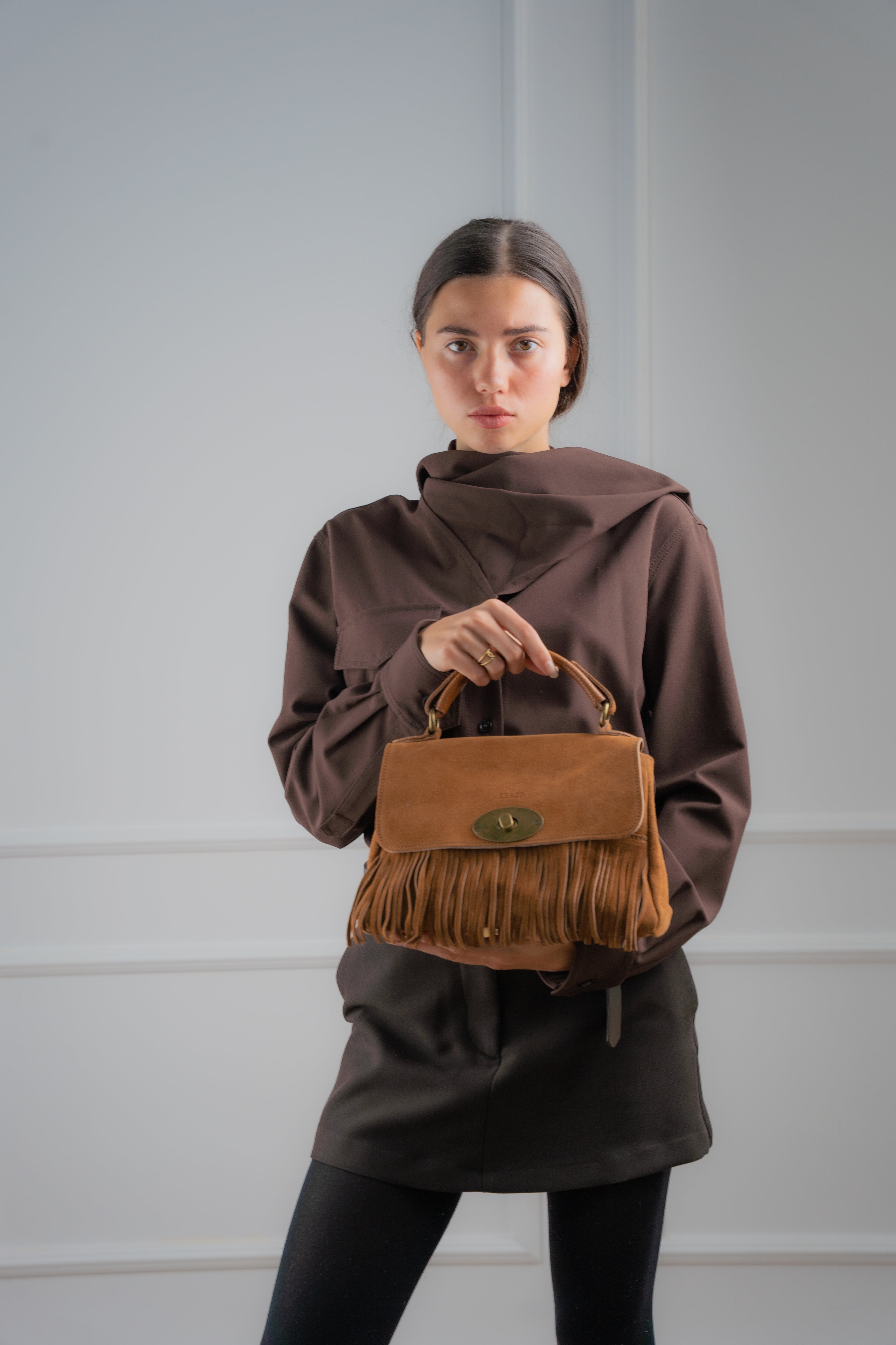 Sac À Bandouliere Louis Frange - Camel