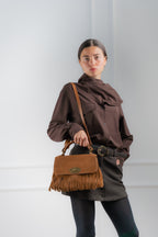 Sac À Bandouliere Louis Frange - Camel