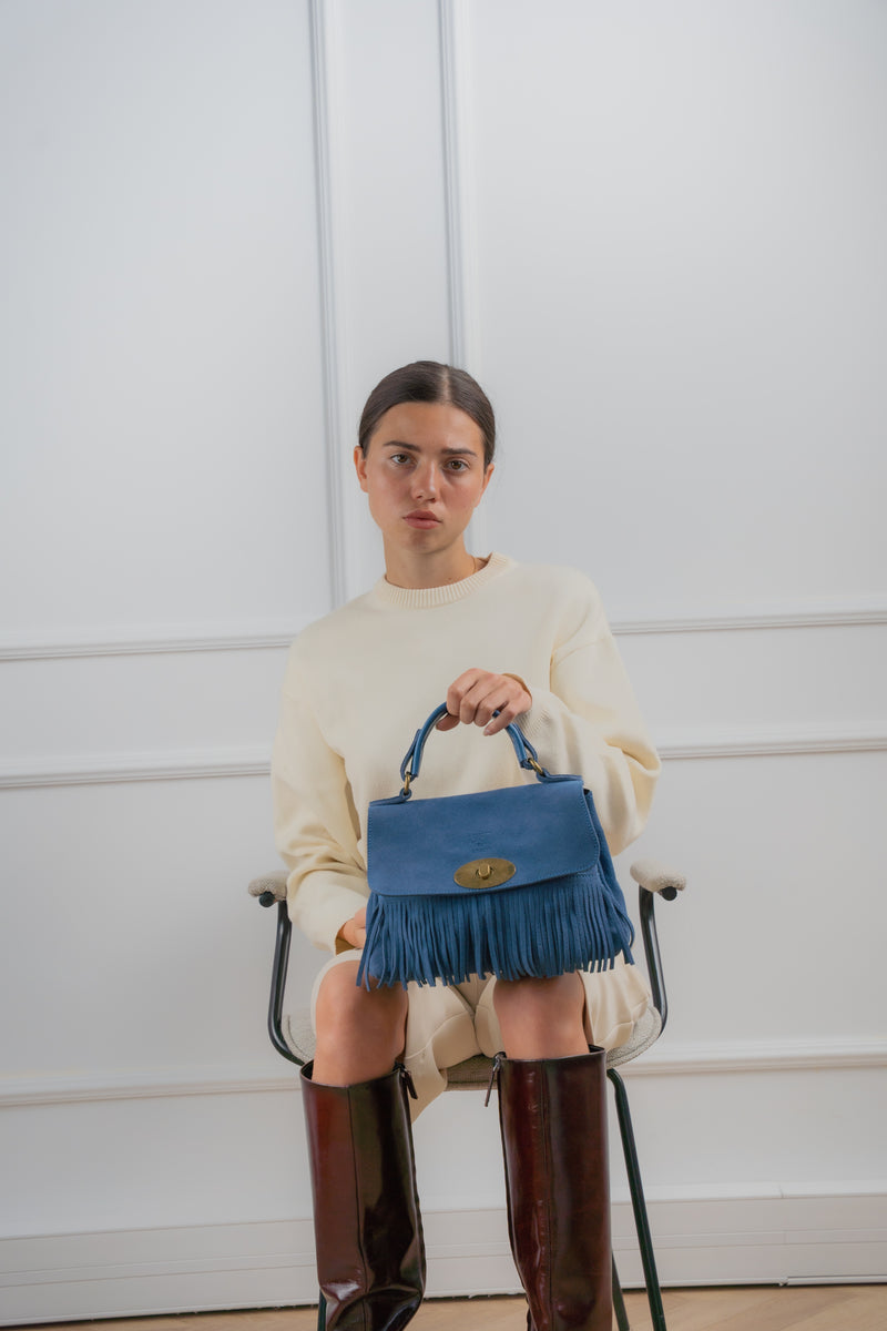 Sac A Bandouliere Louis Frange - Bleu