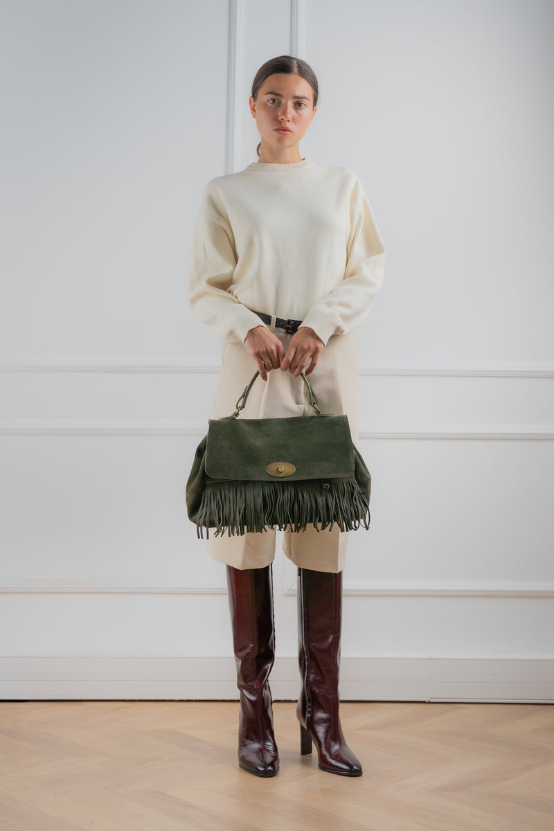 Sac A Main Mick Frange - Vert Bouteille