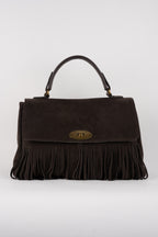 Mick Fringe Handbag - Mocha