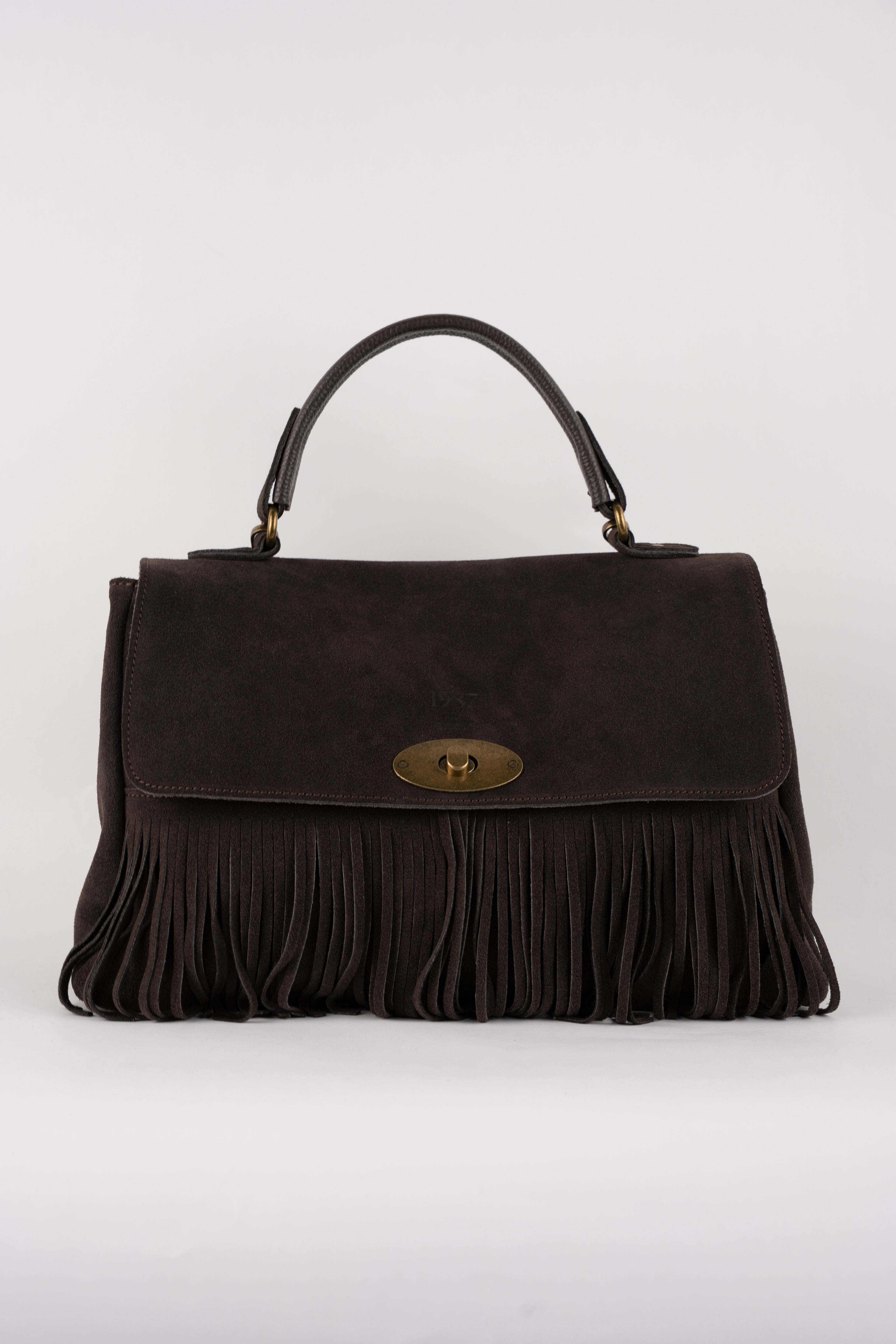 Mick Fringe Handbag - Mocha