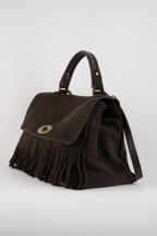 Mick Fringe Handbag - Mocha