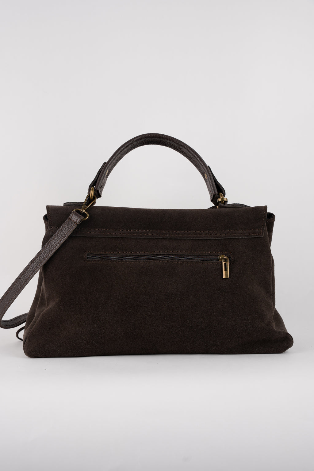 Mick Fringe Handbag - Mocha