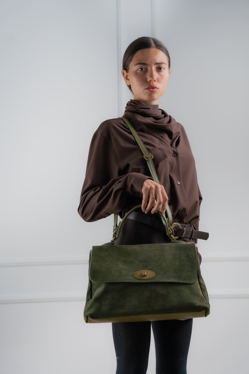 Sac A Main Mick - Vert Bouteille