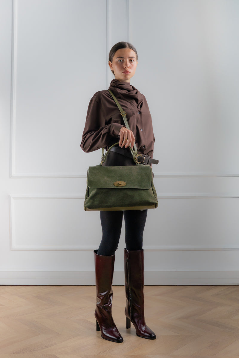 Sac A Main Mick - Vert Bouteille