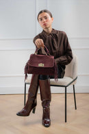 Sac A Main Neva - Bordeaux