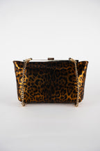 Sac À Bandouliere Norys - Motif Leopard Camel