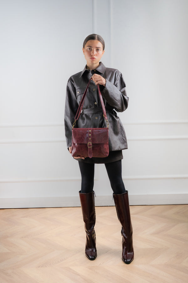 Otis Shoulder Bag - Burgundy