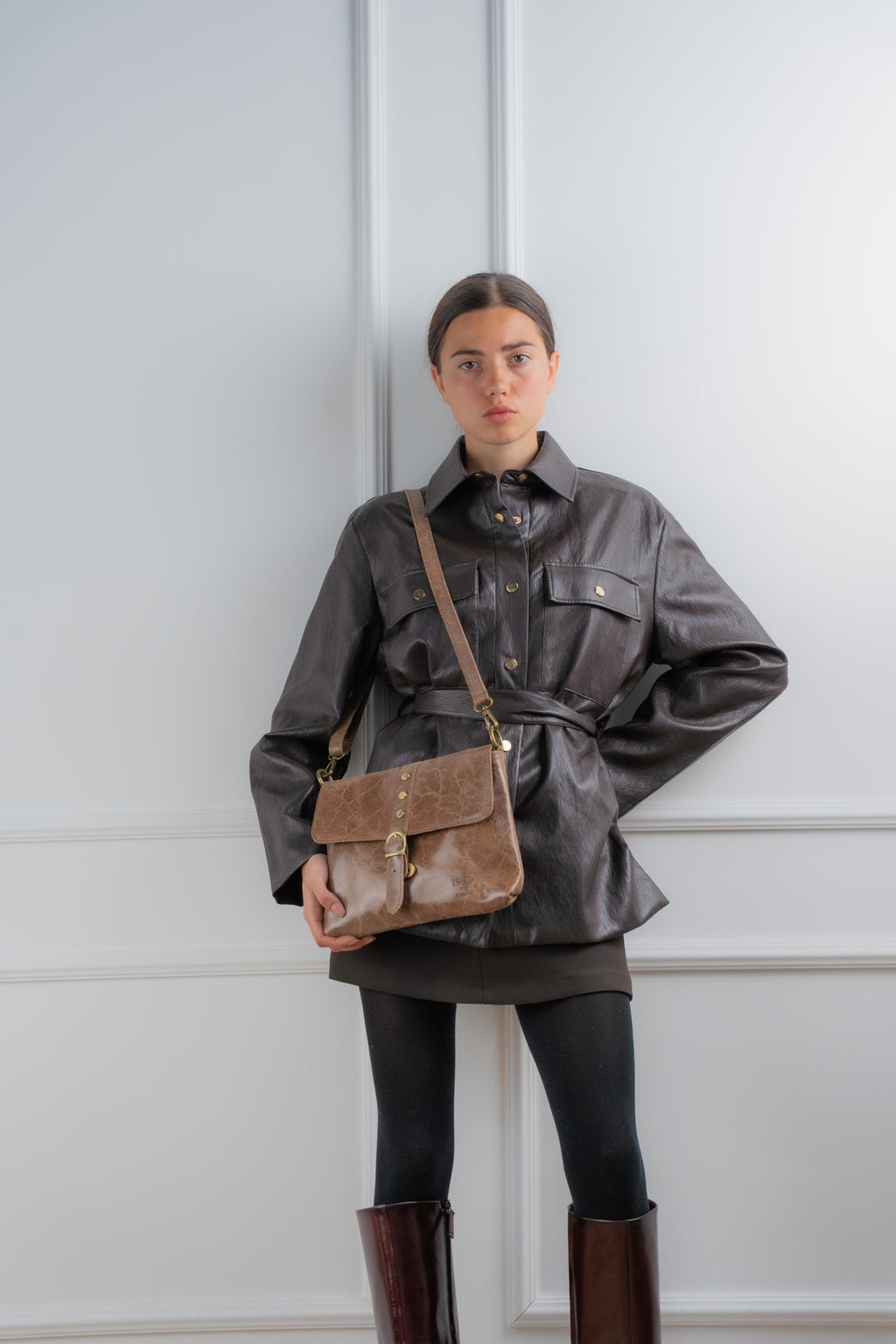 Sac à Bandoulière - Otis - Taupe