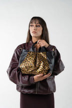 Sac A Bandouliere Rogue - Motif Leopard Noir