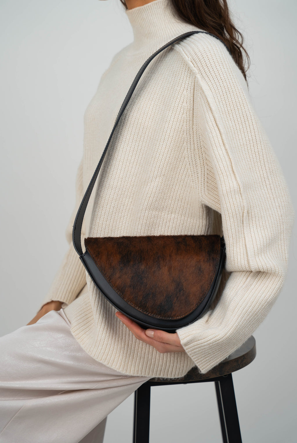 Bolso bandolera - Vael - tonos marrones