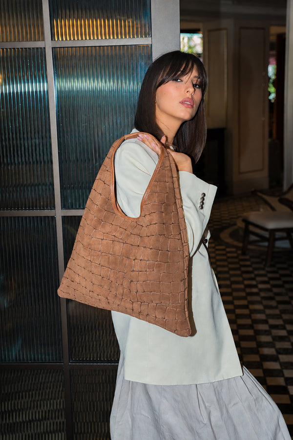 Sac Porté Épaule - Lennox - Camel