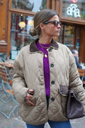 Augustine Quilted Jacket Beige