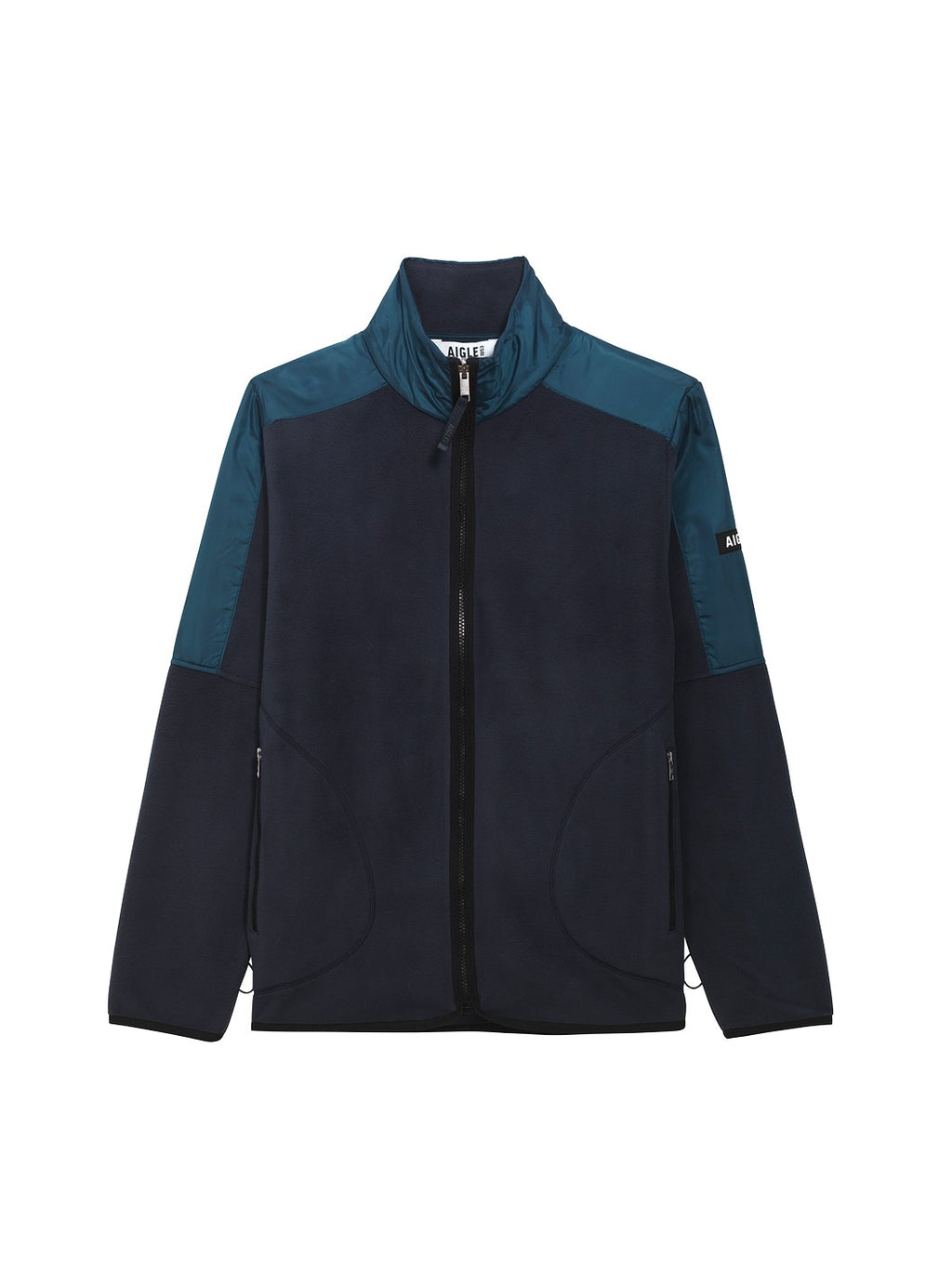 Pile color Empire con zip integrale da uomo