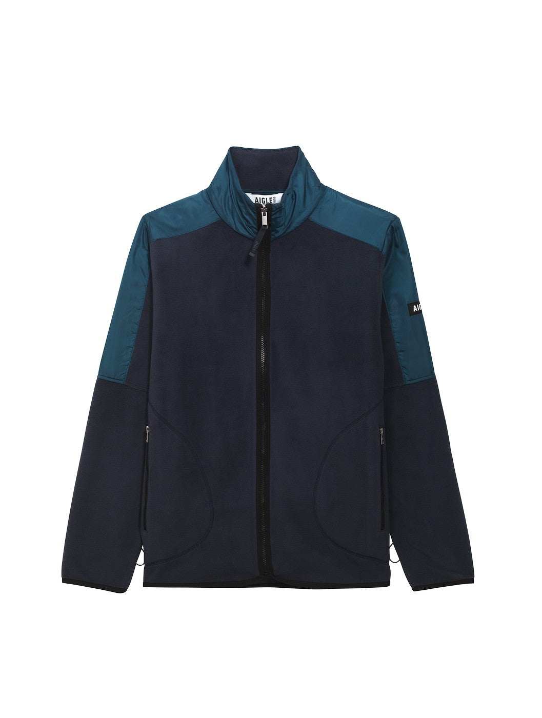 Pile color Empire con zip integrale da uomo