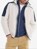 Pile con zip integrale - grigio colomba - uomo
