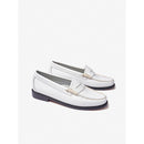 Weejun Wmn Penny - 010 White Lthr W/Black