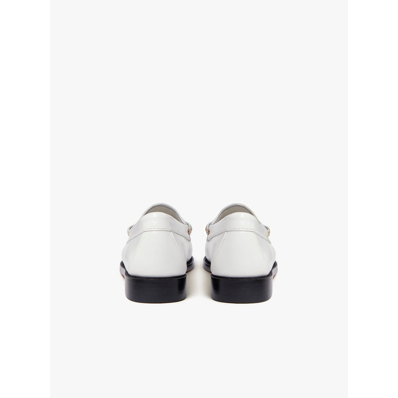 Weejun Wmn Penny - 010 White Lthr W/Black