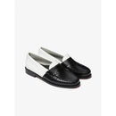 Weejun Wmn Penny Two Tone - 010 White Lthr W/Black