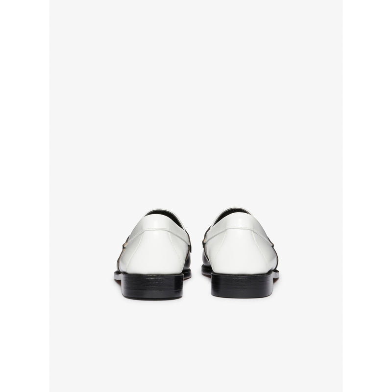 Weejun Wmn Penny Two Tone - 010 White Lthr W/Black