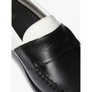 Weejun Wmn Penny Two Tone - 010 White Lthr W/Black