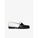 Weejun Wmn Penny Two Tone - 010 White Lthr W/Black