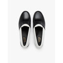 Weejun Wmn Penny Two Tone - 010 White Lthr W/Black