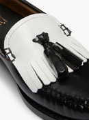 Weejun Wmn Esther Kiltie - Black & White Lthr