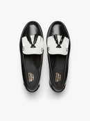 Weejun Wmn Esther Kiltie - Black & White Lthr