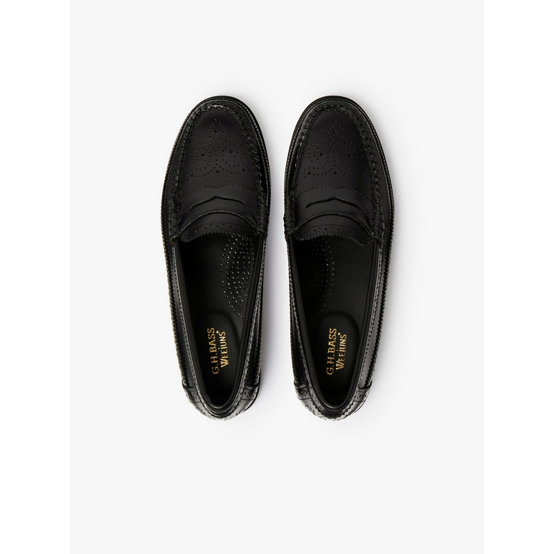 Weejun Wmn Penny Brogue - Black Lthr