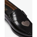 Weejun Wmn Penny Love - Black Lthr W/Silver