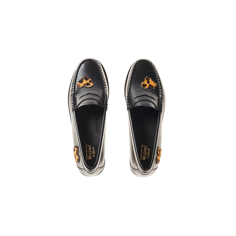 Weejun Wmn Penny Love Leopard - Black