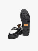 Weejun 90 Penny Lthr - Black & White Lthr