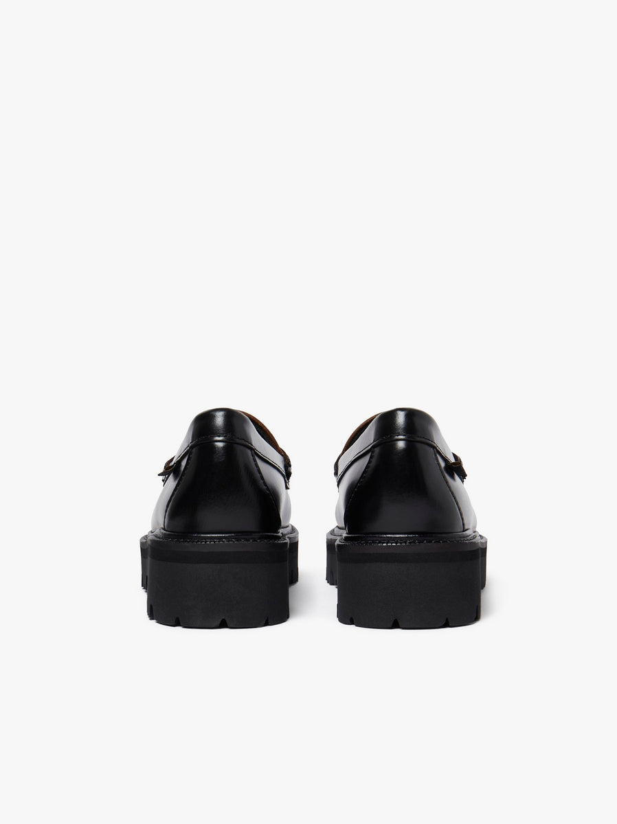 Weejun Superlug Penny - Negro y blanco