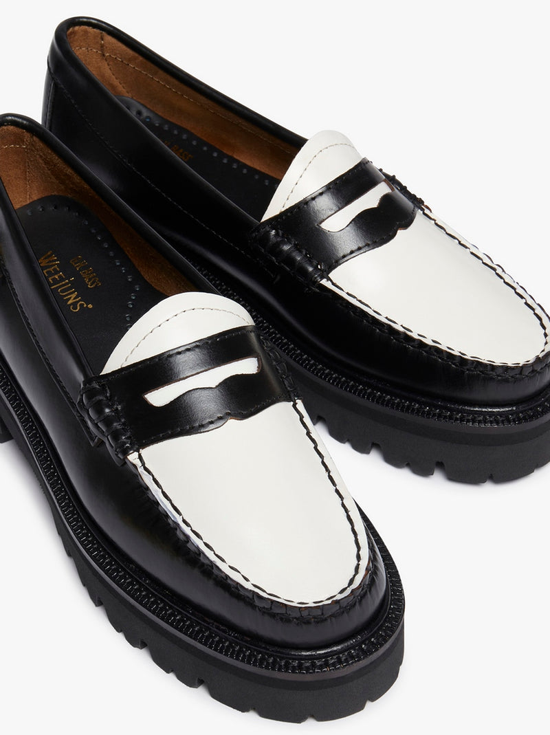 Weejun Superlug Penny - Black & White