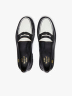 Weejun Superlug Penny - Negro y blanco