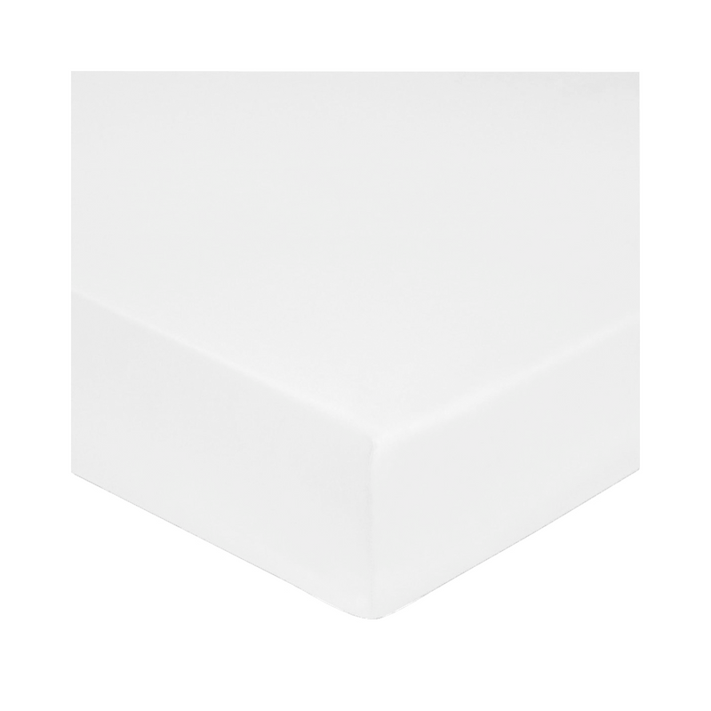 Drap Housse "Prestige" - Satin De Coton - Blanc