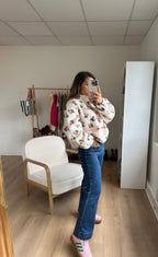 Lisa Floral Teddy Jacket