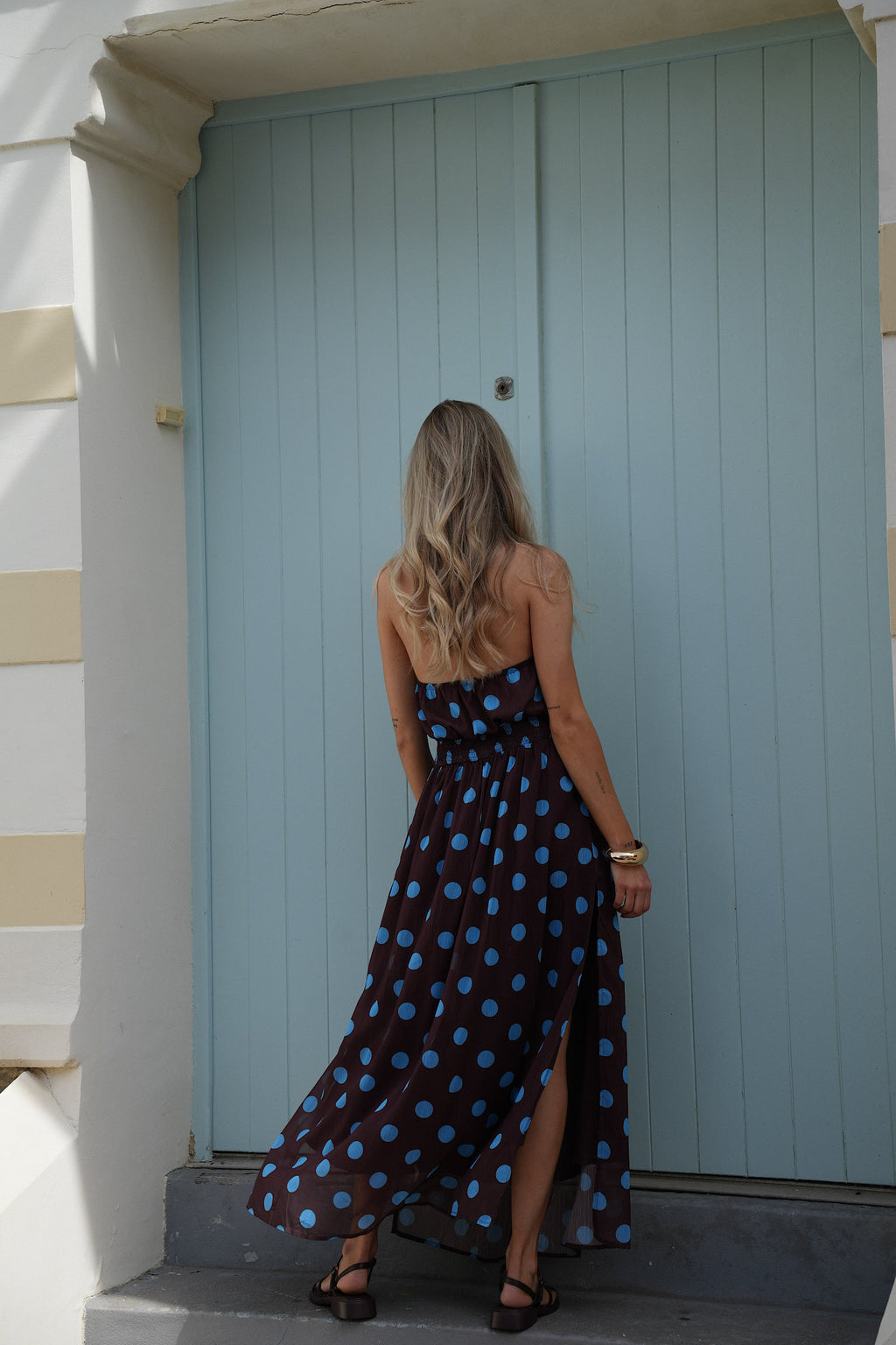 Robe À Pois Eve - Chocolat