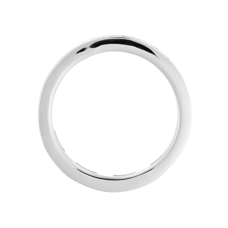 Bague "Tour Complet Princière" Diamants 0,72/34 - Or Blanc 375/1000