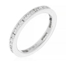 Bague "Tour Complet Princière" Diamants 0,72/34 - Or Blanc 375/1000