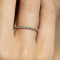 “Complete Luminous Tour” Ring D0.4/39 – 375/1000 White Gold