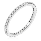 “Complete Luminous Tour” Ring D0.4/39 – 375/1000 White Gold