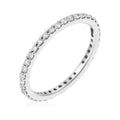 Bague "Tour Complet Lumineux" Diamants 0,4/39