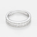 Bague "Marabella" Diamants 0,63/81 - Or Blanc 375/1000