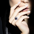 Bague "Firenze Nouvelle" D0,25/50; S0,17/28; S1,08/1 - Or Blanc 375/1000