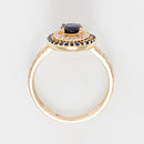 Bague "Firenze Nouvelle" D0,25/50; S0,17/28; S1,08/1 - Or Jaune 375/1000